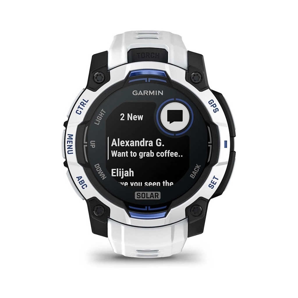 Смарт-годинник Garmin Instinct 3, 45mm, Solar, Whitestone with Whitestone Band, GPS смарт-годинник (010-02934-03) - изображение 7