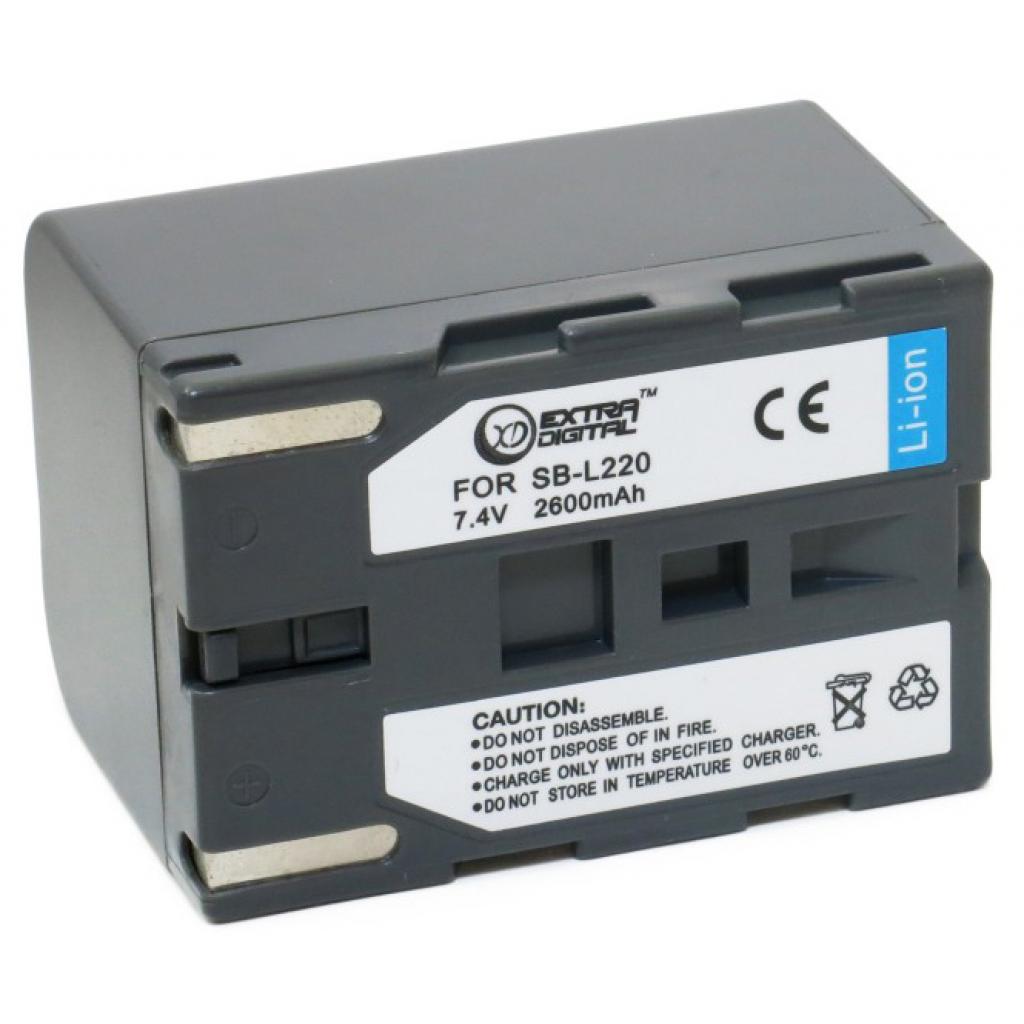 Акумулятор до фото/відео Extradigital Samsung SB-L220 (DV00DV1101) - зображення 1