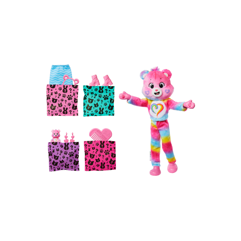 Лялька Barbie Cutie Reveal Care bears Нова хвиля Ведмедик Єдність (JFV60) - зображення 3