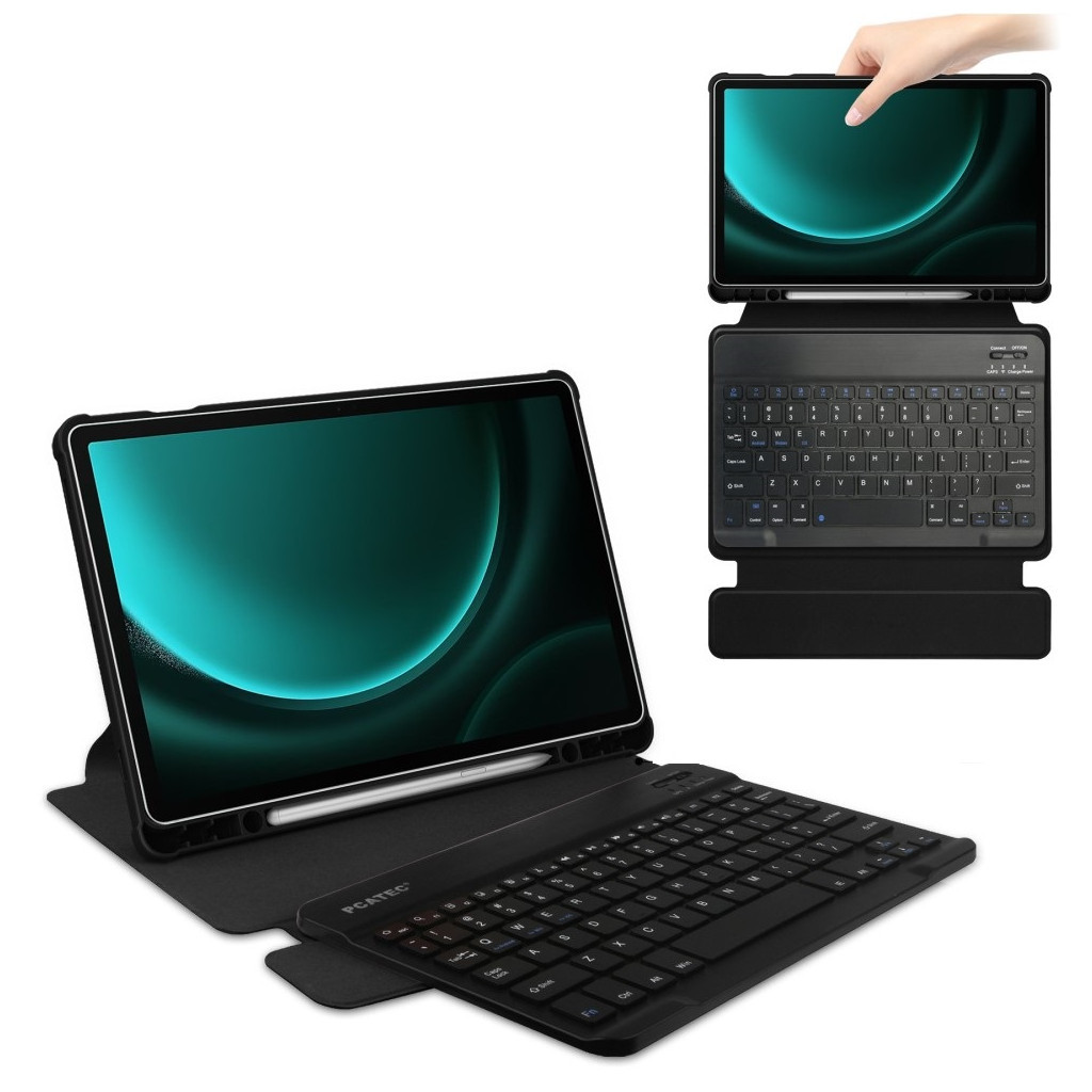Чохол до планшета BeCover Keyboard 360° Rotatable Samsung Tab S9 Plus (SM-X810/SM-X816)/S9 FE Plus (SM-X610/SM-X616) 12.4" (710392) - зображення 4