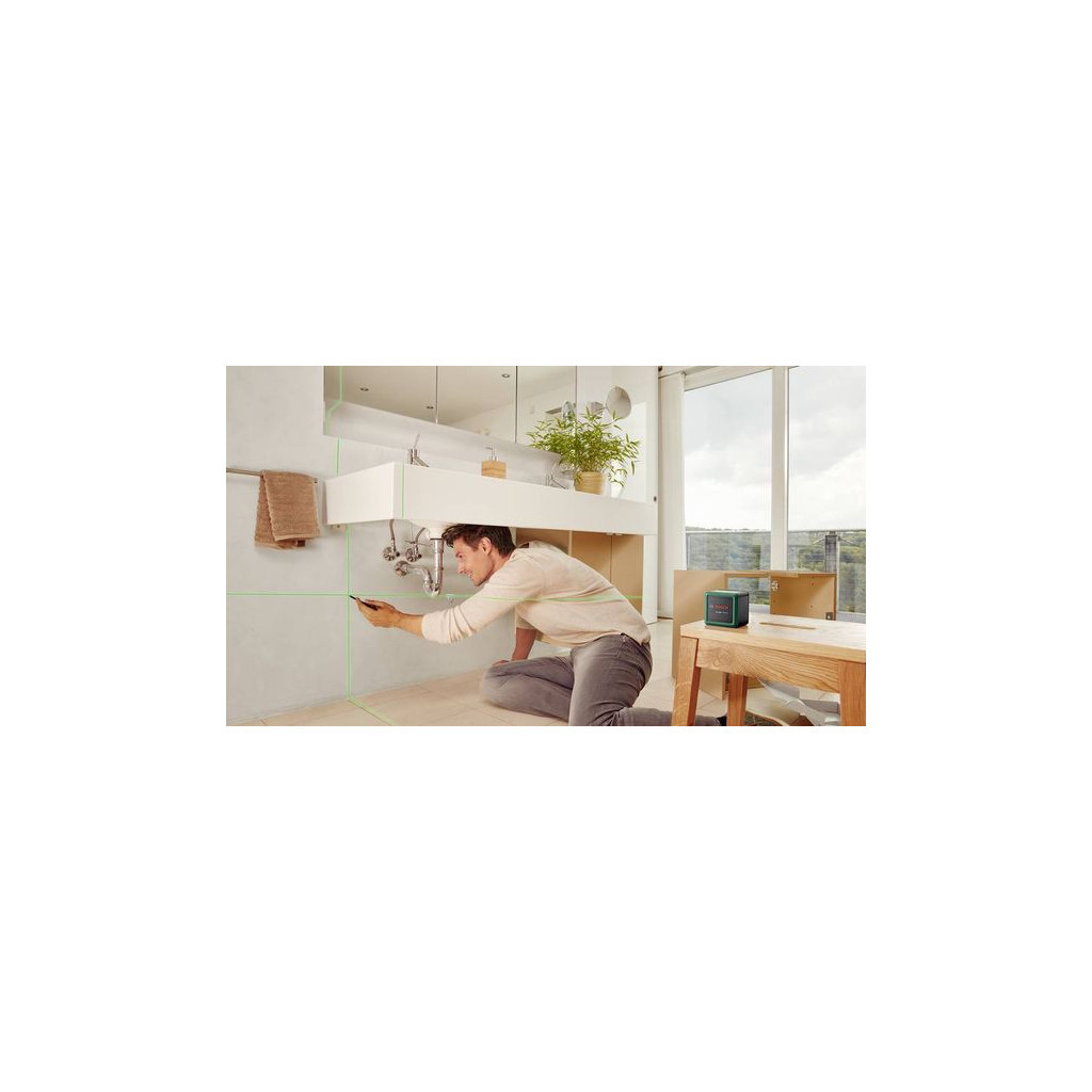 Лазерний нівелір Bosch Quigo Green, до 12м, 0.6мм/м, 1.098кг (0.603.663.C04) - зображення 10