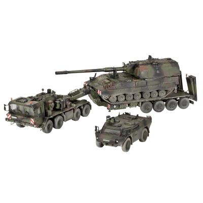 Збірна модель Revell Транспортер + гаубиця + бронемашина SLT503 (3204) - зображення 1