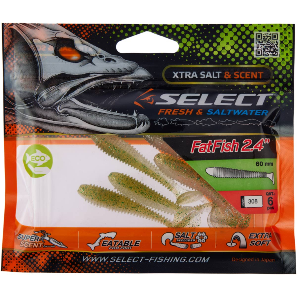 Силікон рибальський Select FatFish 2.4" 308 (6 шт/уп) (1870.71.42) - зображення 2