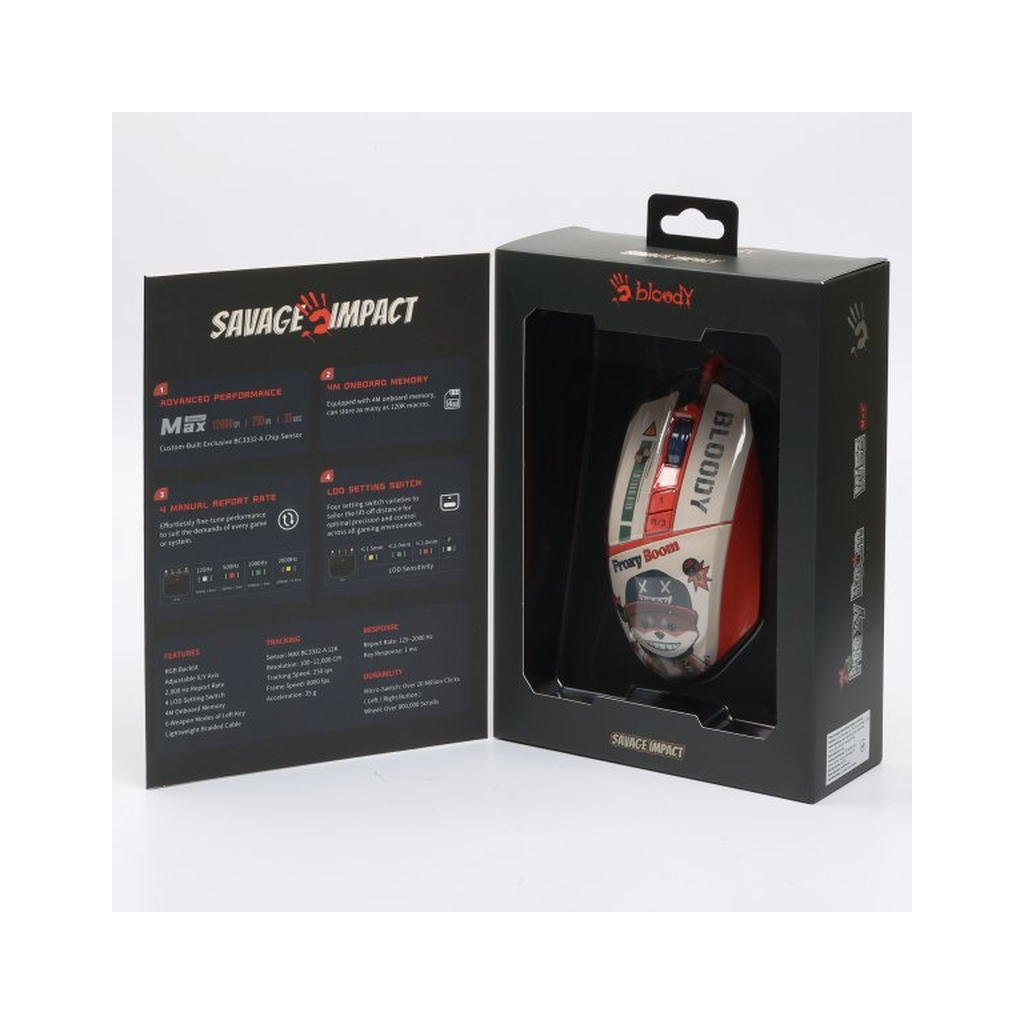 Мишка A4Tech W63 Max USB Proxy Boom (4711421000543) - изображение 12