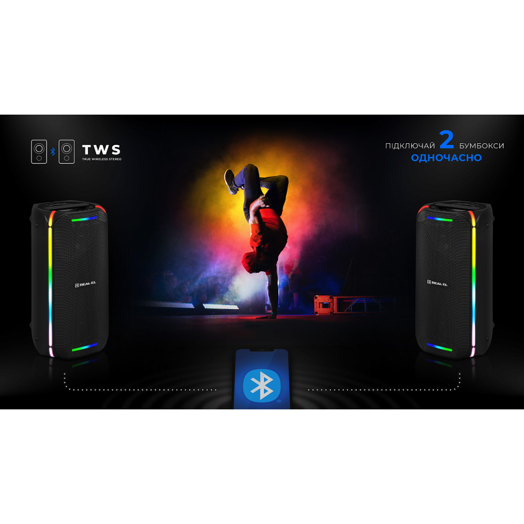 Акустична система REAL-EL X-775 Black (EL121600032) - picture 12