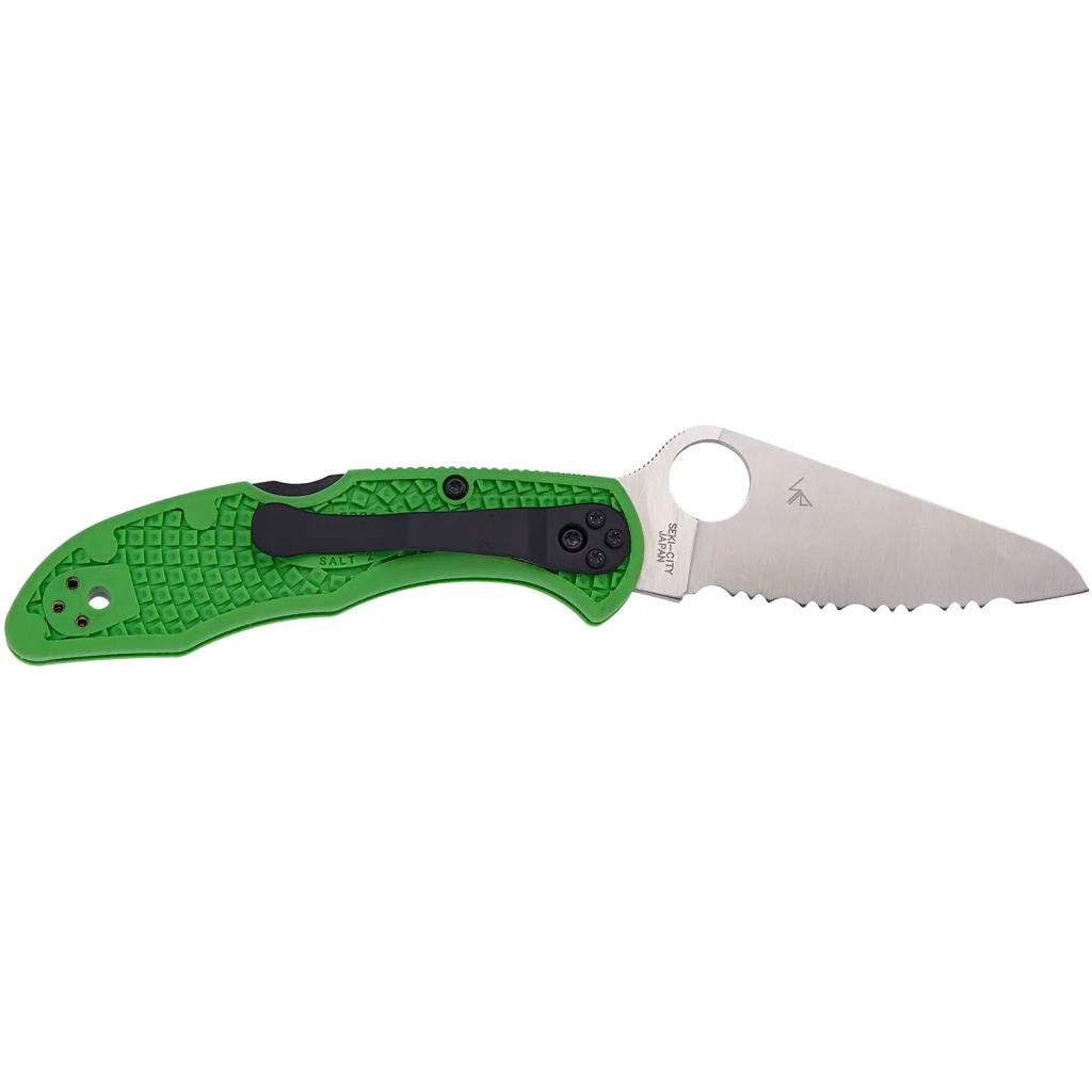 Ніж Spyderco Salt 2 LC200N green серрейтор (C88FSGR2) - зображення 2