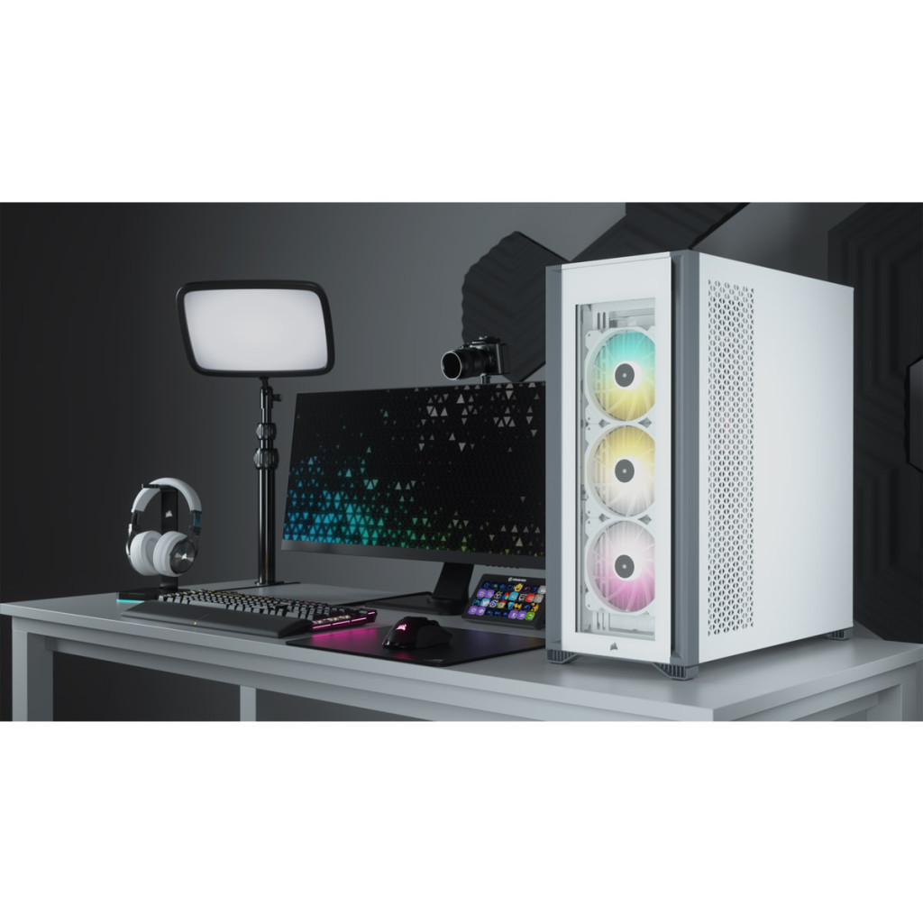 Корпус Corsair iCUE 7000X RGB Tempered Glass White (CC-9011227-WW) - зображення 10