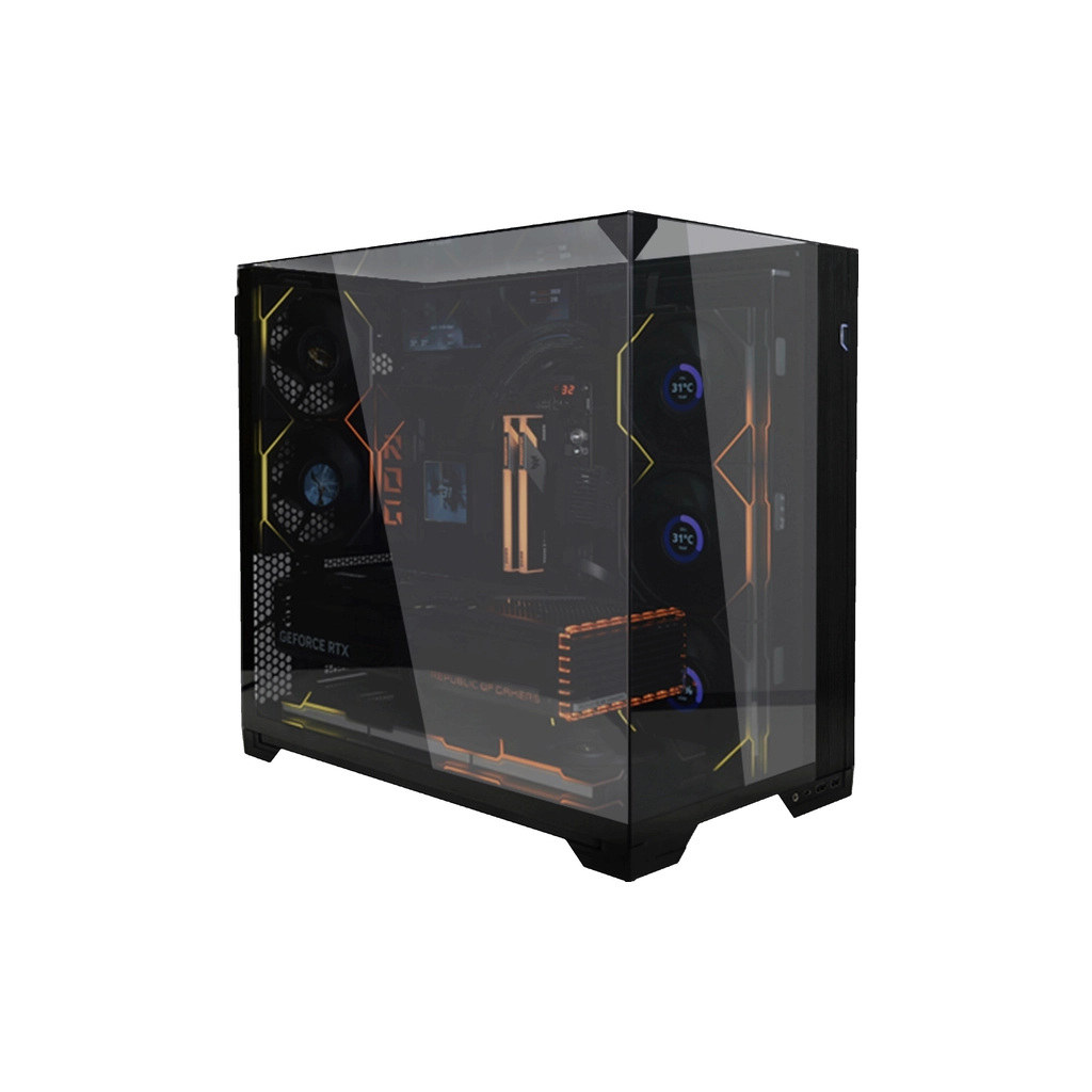 Корпус Lian Li O11 VISION Compact, Black (G99.O11VPX.00) - зображення 1