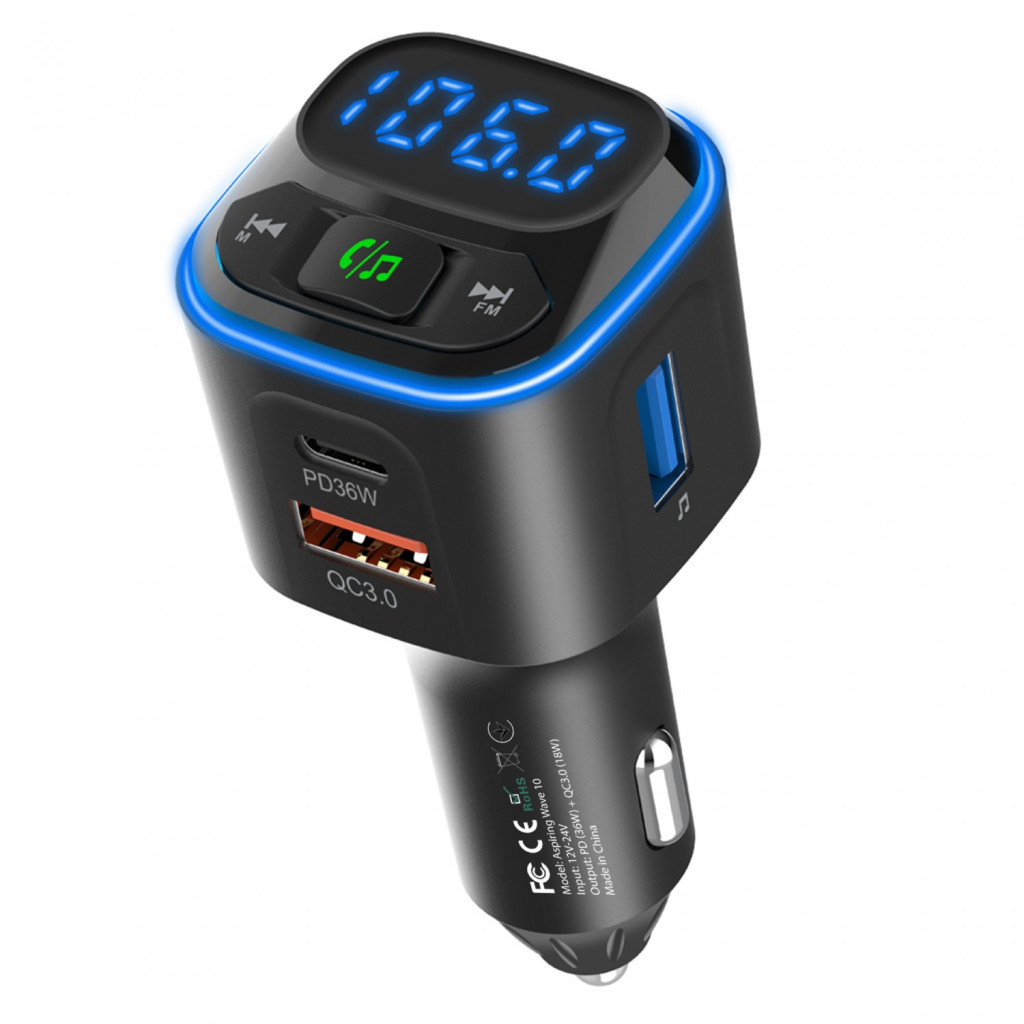 FM модулятор Aspiring Wave 10, 54W (WA.7001) - зображення 3