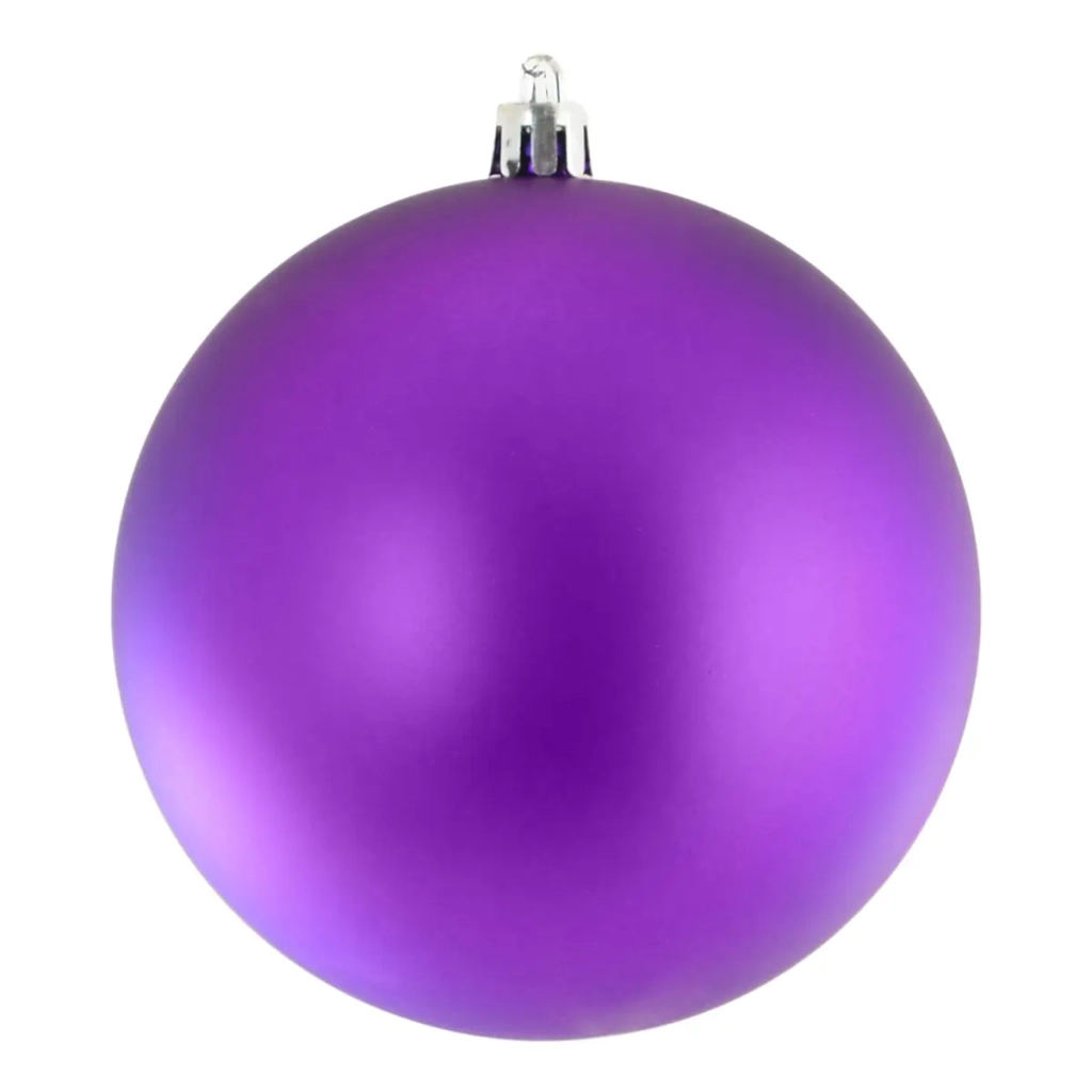 Ялинкова іграшка YES! Fun 10 см, фіолетова матова (973205) - зображення 1