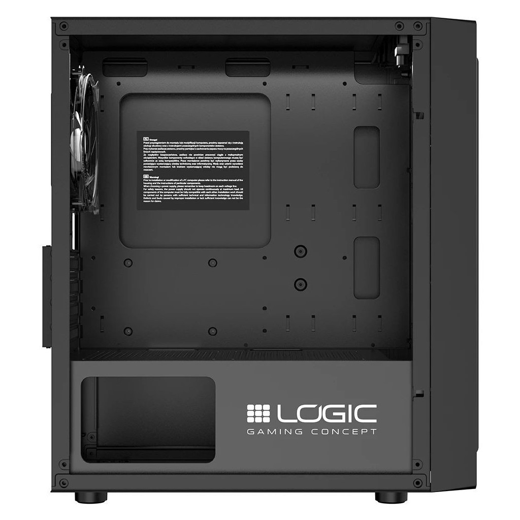 Корпус Logic concept ATOS MESH+GLASS ARGB fans 3x120mm (AM-ATOS-10-0000000-0002) - зображення 7