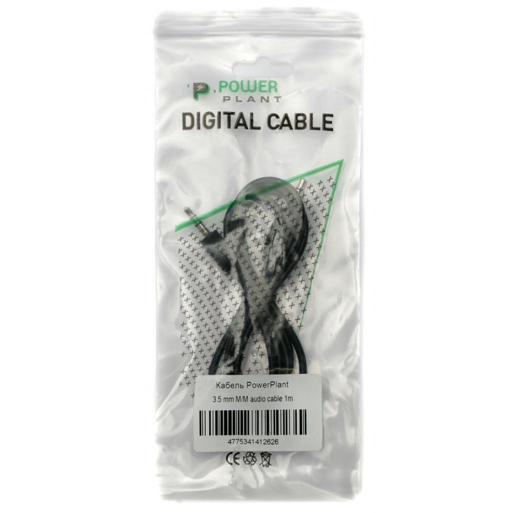 Кабель мультимедійний 3.5mm M to 3.5mm M 1.0m PowerPlant (KD00AS1262) - зображення 1