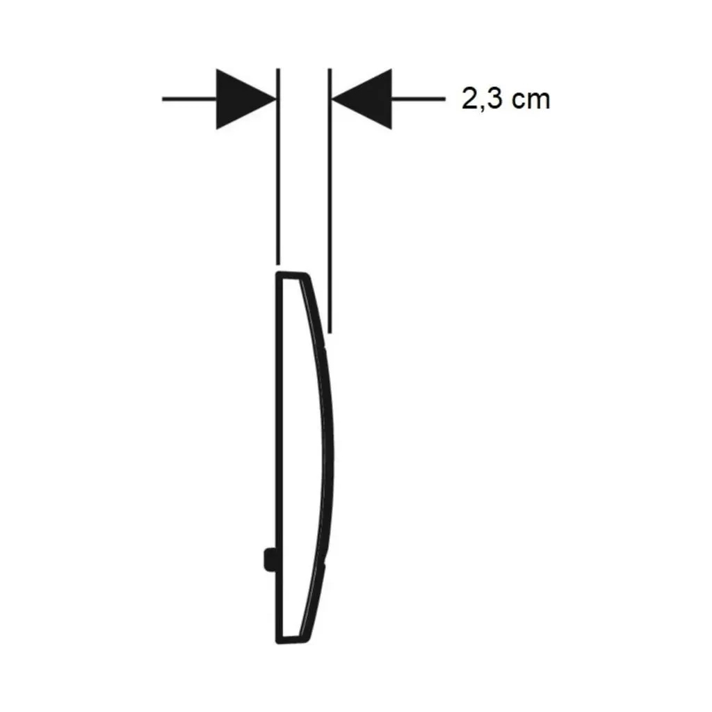 Панель змиву Geberit Delta30 білий (115.137.11.1) - зображення 5