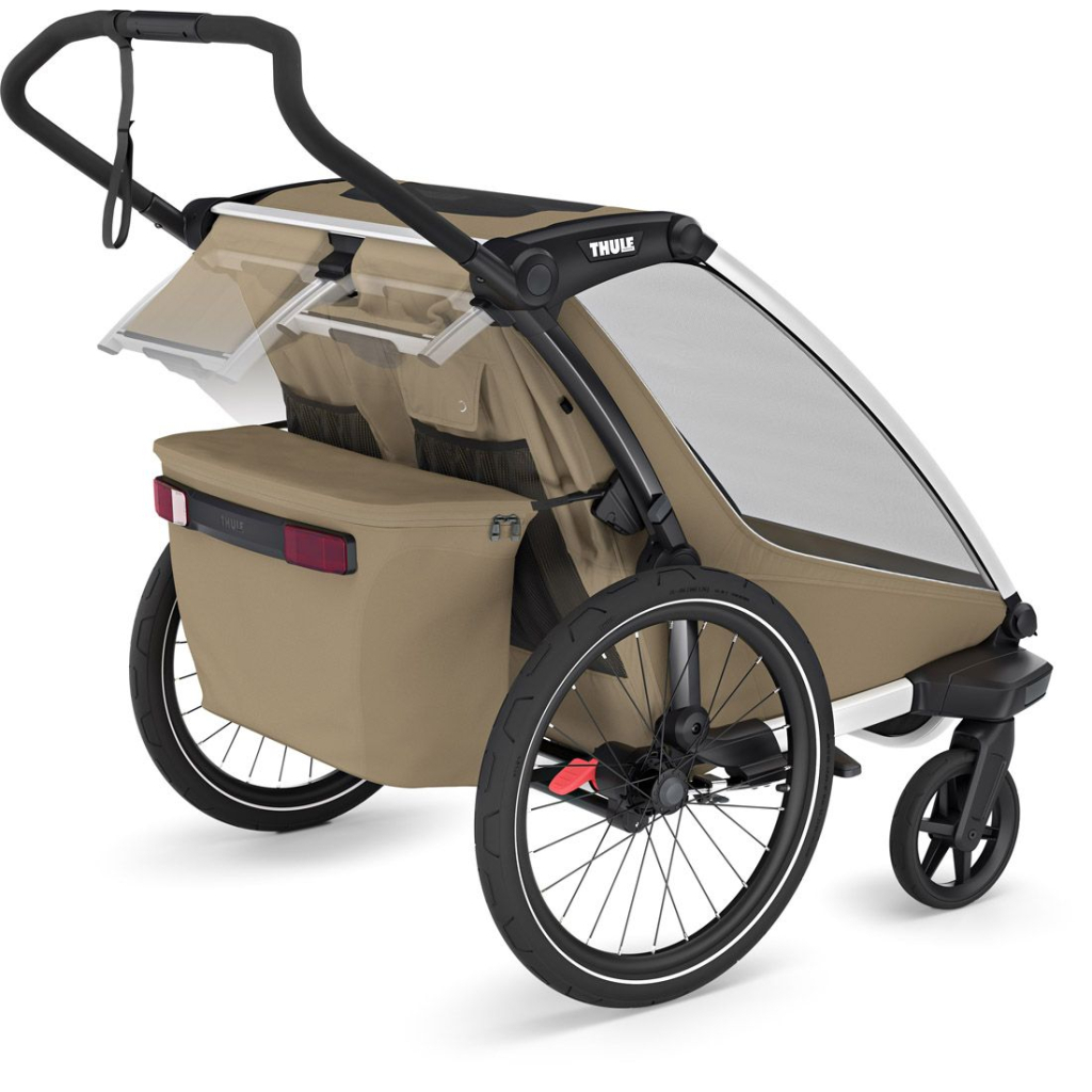 Коляска Thule Chariot Cross 2 Double (Faded Khaki) (TH 10201037) - зображення 8