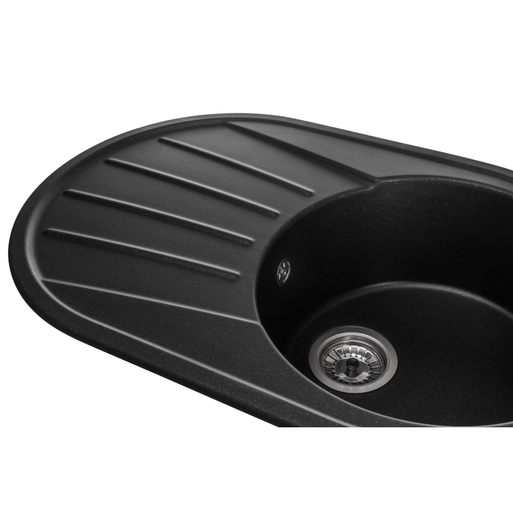 Мийка кухонна GRANADO MURCIA black shine (gr1701) - зображення 6