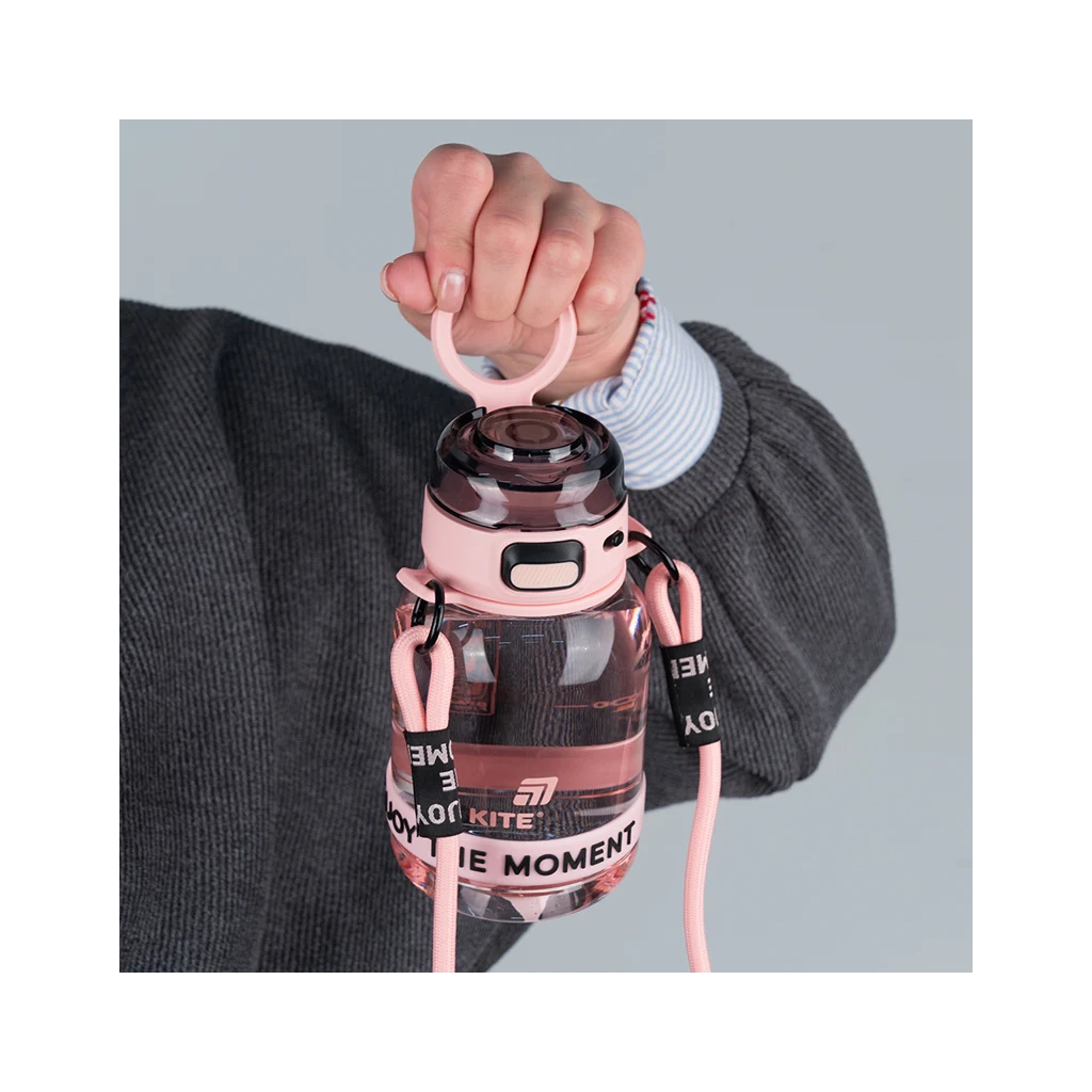 Поїльник-непроливайка Kite 700 мл, рожево-сіра (K25-1218-3) - зображення 8