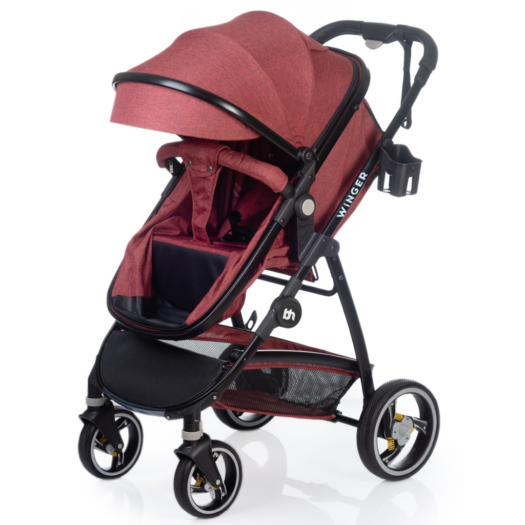 Коляска BabyHit Winger - Red трансформер (73644) - зображення 10