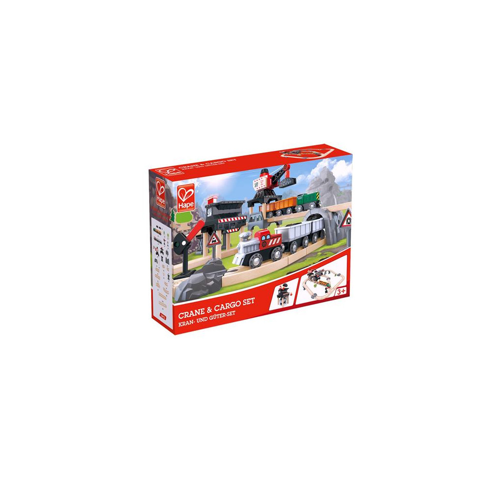 Залізниця Hape Гірський навантажувач 64 елемента (E3756) - зображення 1