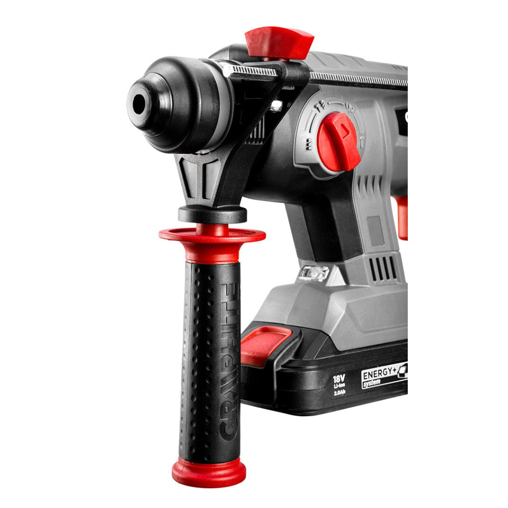 Перфоратор Graphite Energy+ SDS-plus, 18V, 2.2Дж, 2.26кг (без АКБ та ЗП) (58G027) - изображение 9