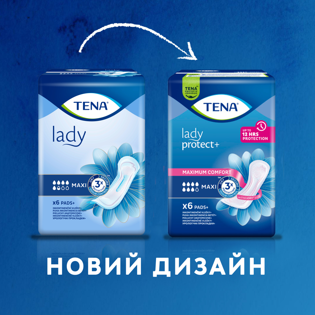 Урологічні прокладки Tena Lady Maxi InstaDry 6 шт. (7322540593129) - зображення 3