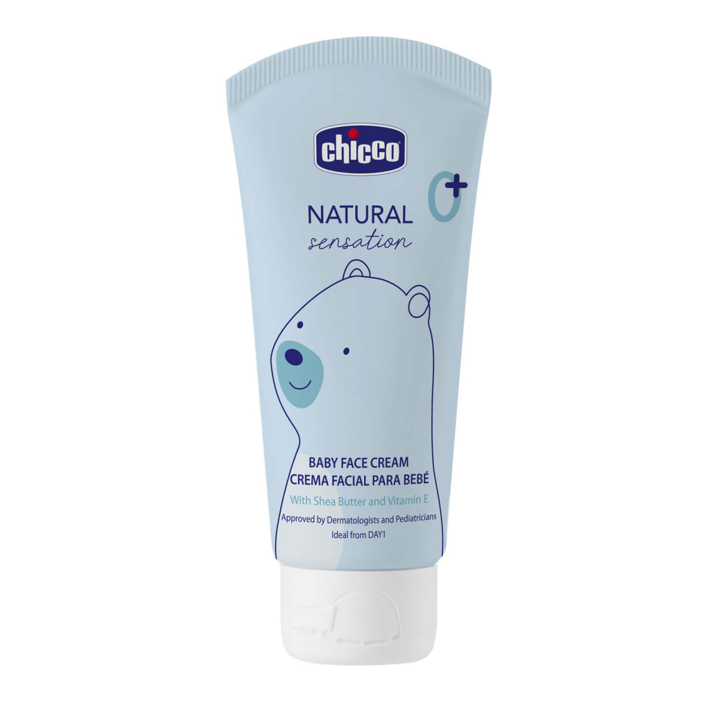 Дитячий крем Chicco Natural Sensation для обличчя 50 мл 8058664163779 (11521.00) - зображення 1