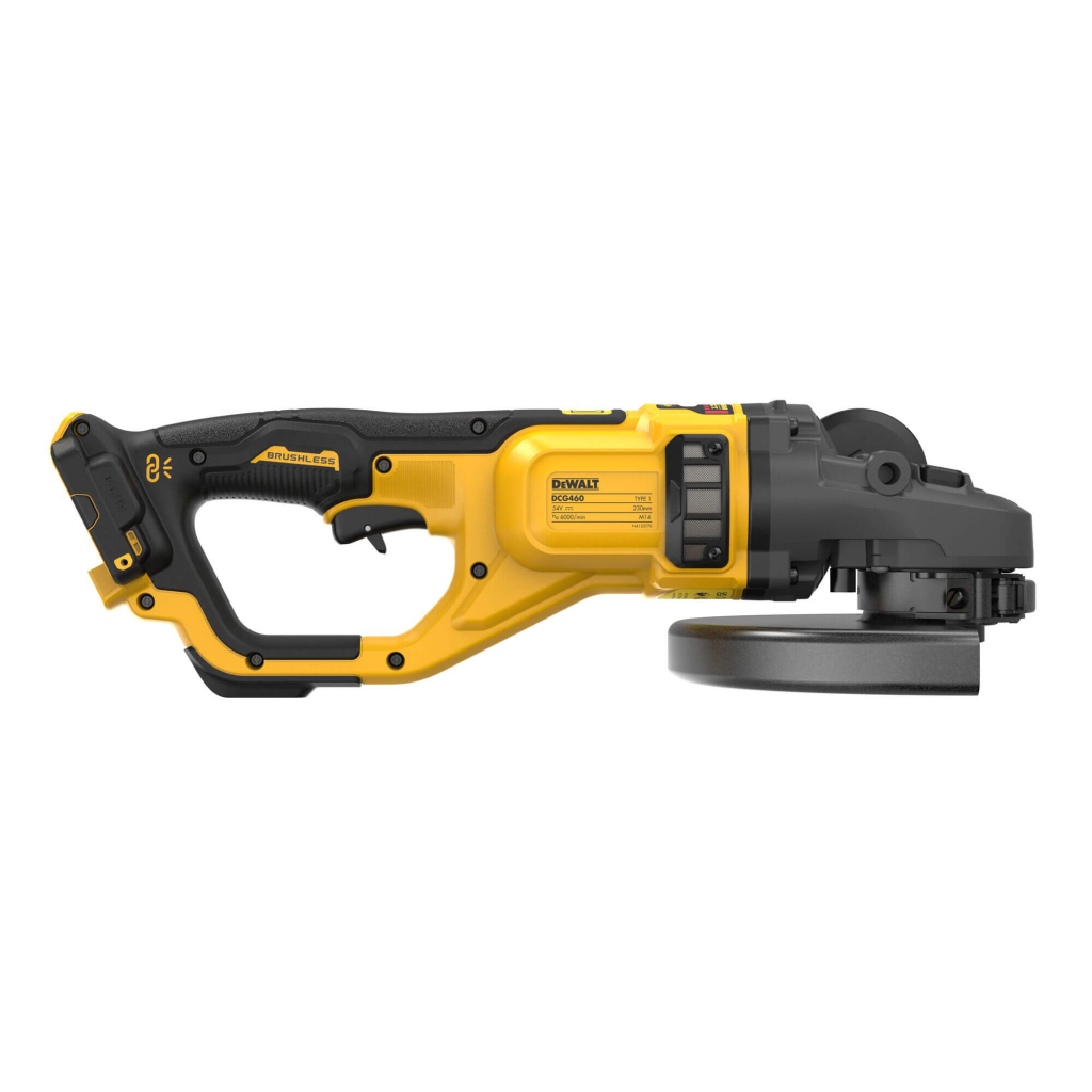 Шліфувальна машина DeWALT 54 B XR Li-lon, 230 мм, 6000об/хв, безщіткова, кейс (без АКБ та ЗП) (DCG460NK) - зображення 3