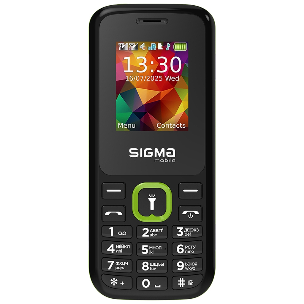 Мобільний телефон Sigma X-style 171 MINI Black-Green (4827798813720) - зображення 2
