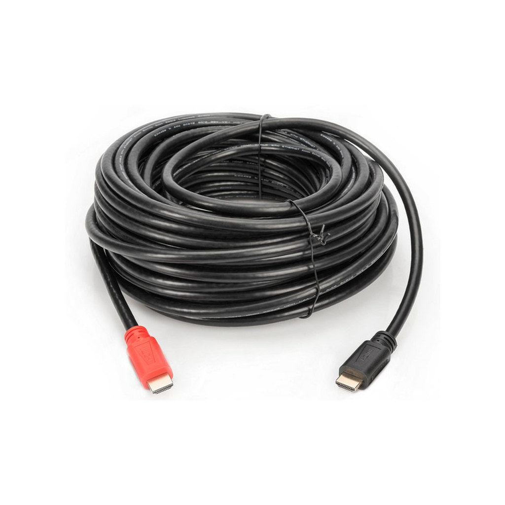 Кабель мультимедійний HDMI to HDMI 10.0m UHD 4K Amplifier Digitus (AK-330118-100-S) - изображение 3