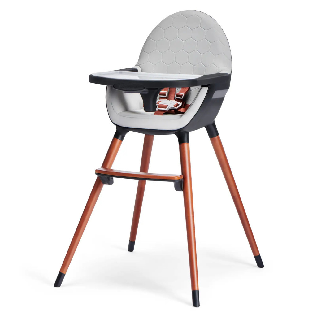 Стілець для годування Kinderkraft 2 в 1 Finix Grey (5902533918515) - зображення 2