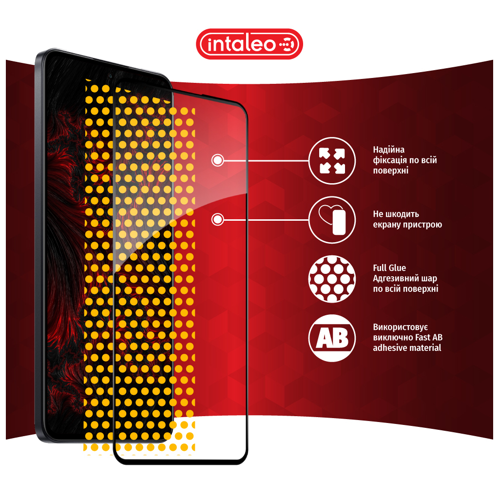 Скло захисне Intaleo Full Glue Realme C75 Black (1283126608186) - зображення 7
