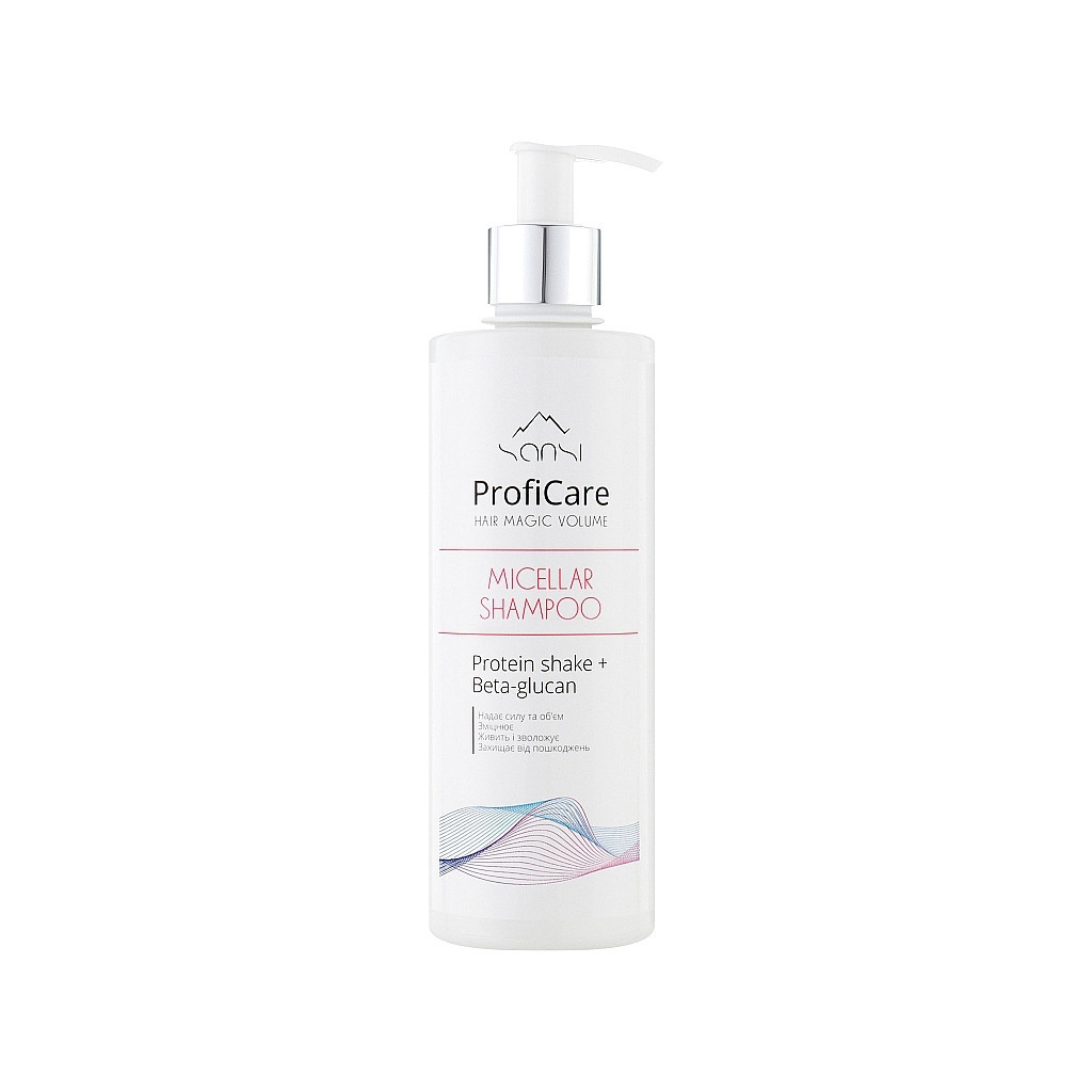 Шампунь Sansi ProfiCare Hair Magic Volume Micellar Shampoo Міцелярний 400 мл (4823107603693) - зображення 1