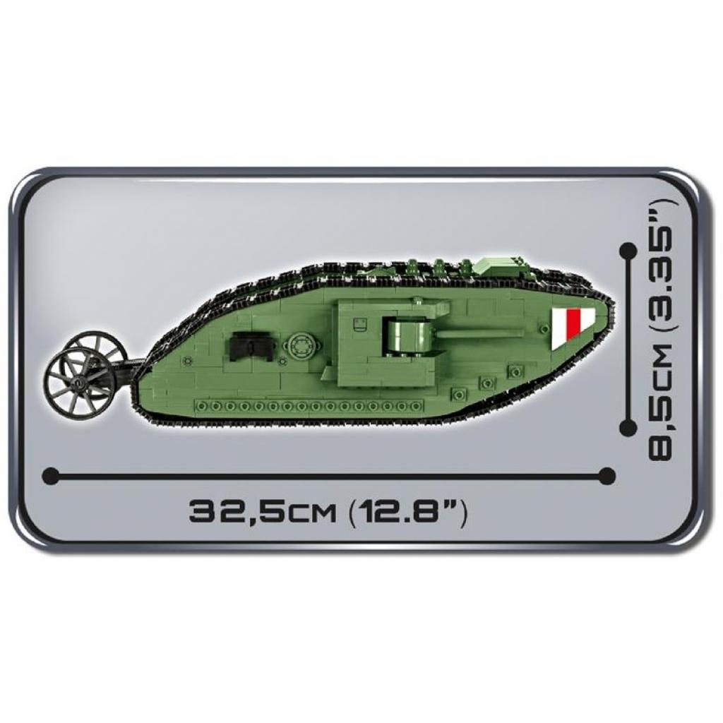 Конструктор Cobi Танк Марк 1, 605 деталей (COBI-2972) (5902251029722) - зображення 4