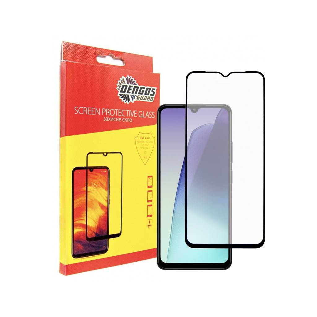 Скло захисне Dengos Full Glue Xiaomi Redmi A4 (black) (TGFG-383) - зображення 1