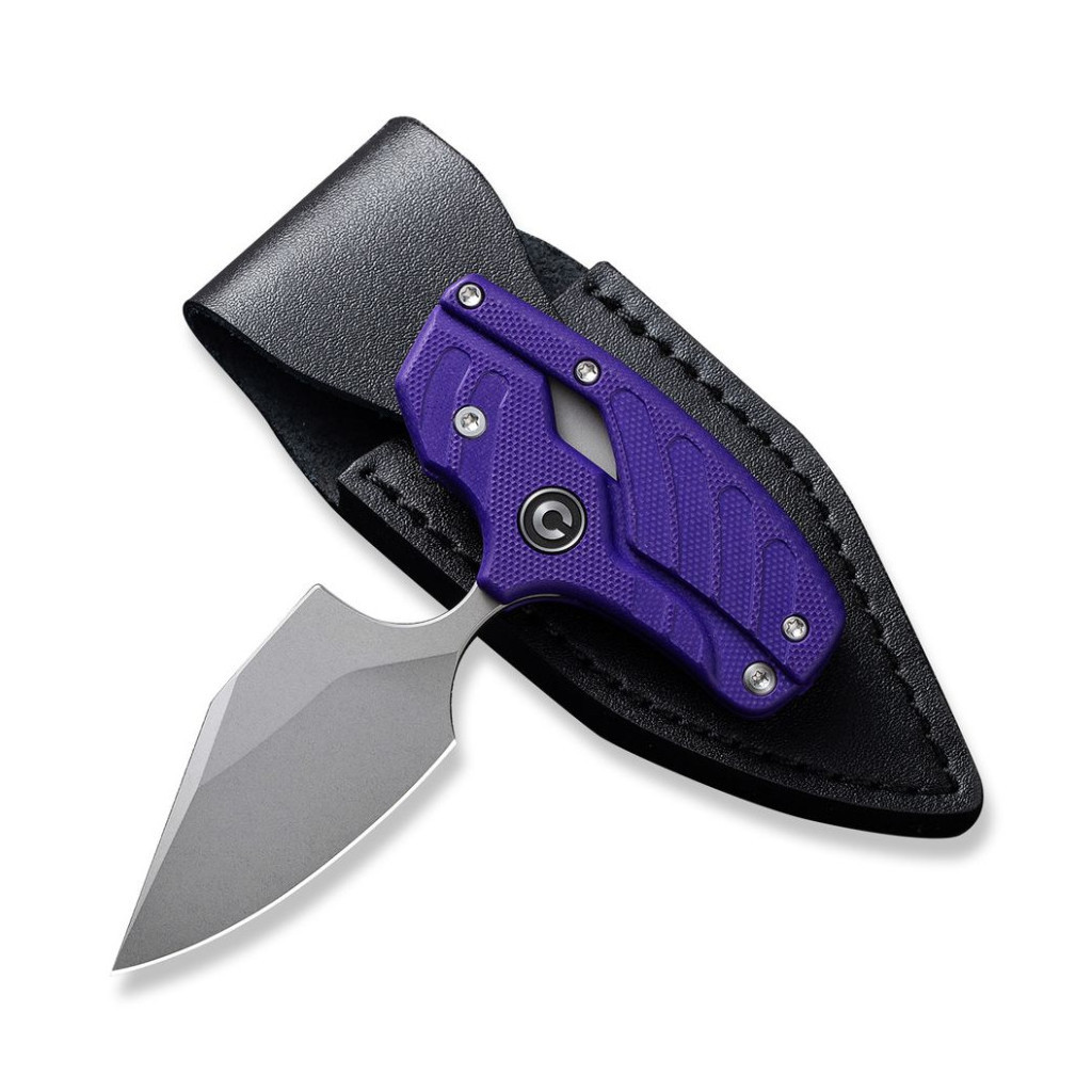 Ніж Civivi Typhoeus Fixed Blade Stonewash Purple G10 (C21036-2) - зображення 5