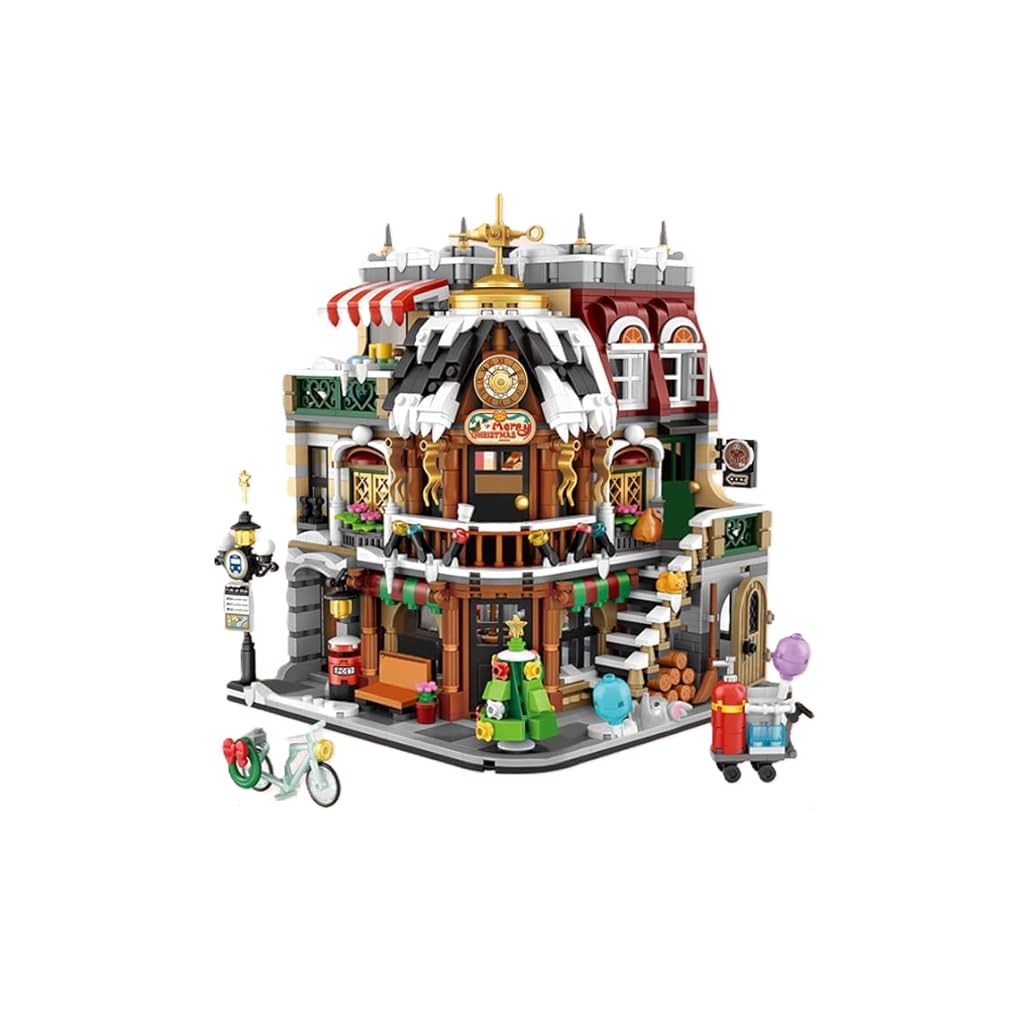 Конструктор LOZ mini Різдвяна кав'ярня без фігурок (1054) - зображення 1