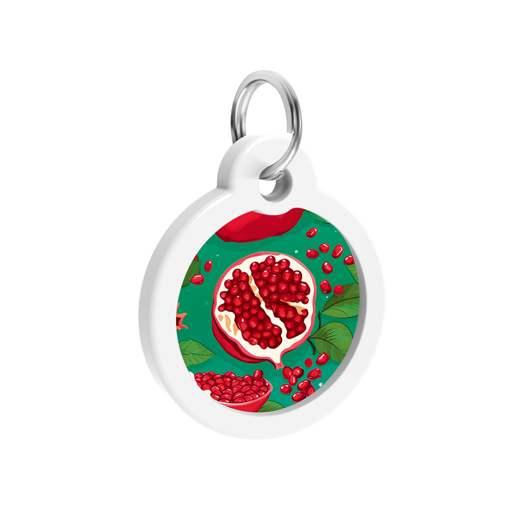 Адресник для тварин WAUDOG Smart ID з QR паспортом "Гранати", коло 30 мм (230-4052) - зображення 4