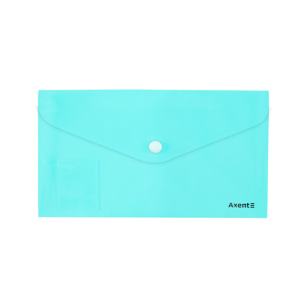 Папка - конверт Axent DL 180мкм Pastelini М'ятна (1414-18-A) - зображення 1