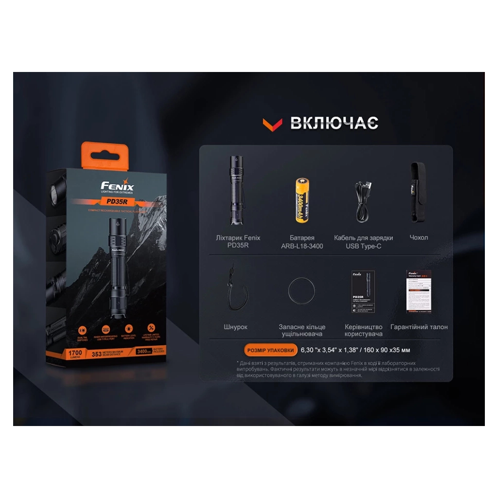 Ліхтар Fenix PD35R - зображення 8