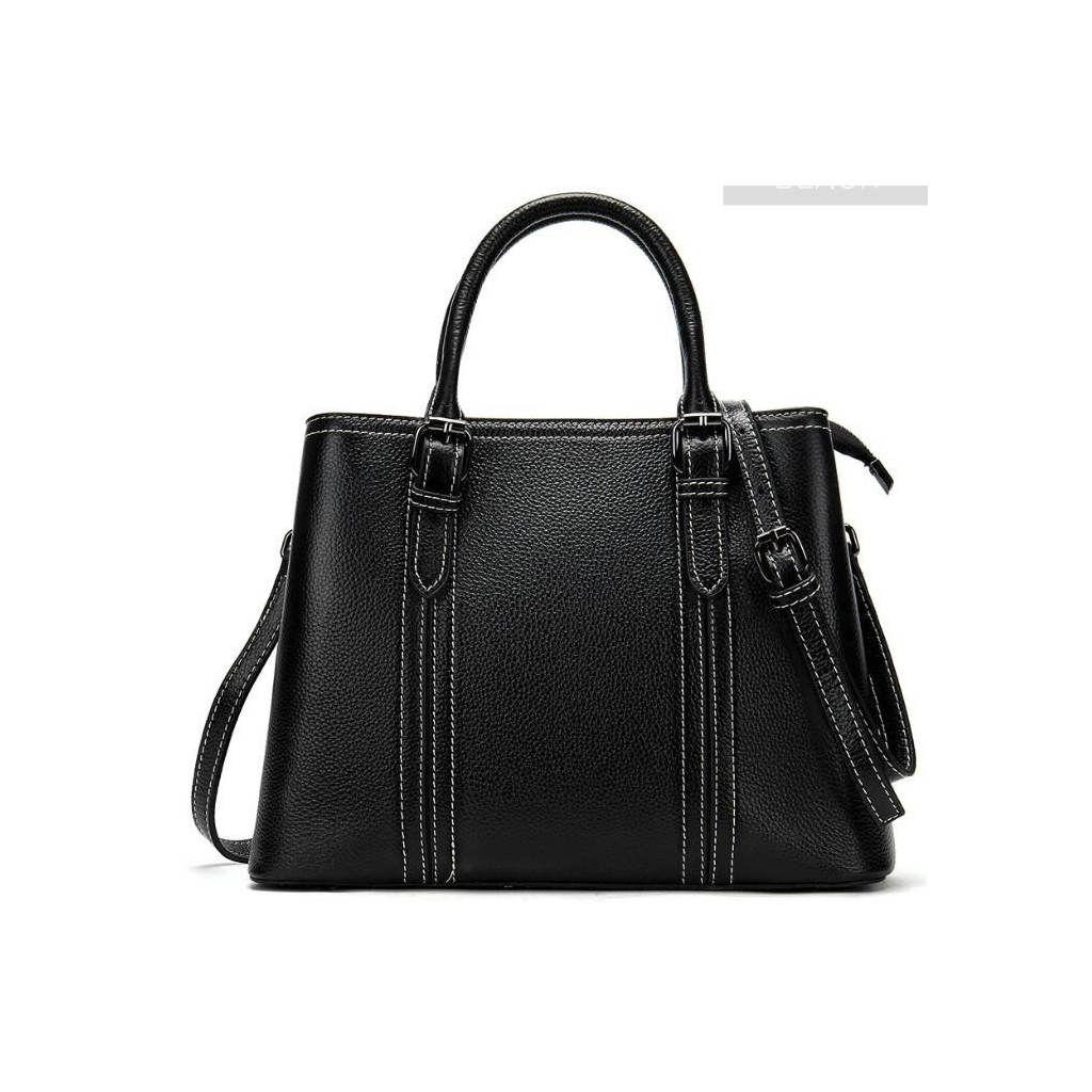 Сумка Vintage Жіноча у шкірі флотар Чорна (14861) - зображення 1