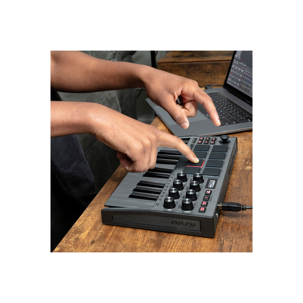 MIDI-клавіатура Akai MPK MINI MK3 Grey (232939) - изображение 6