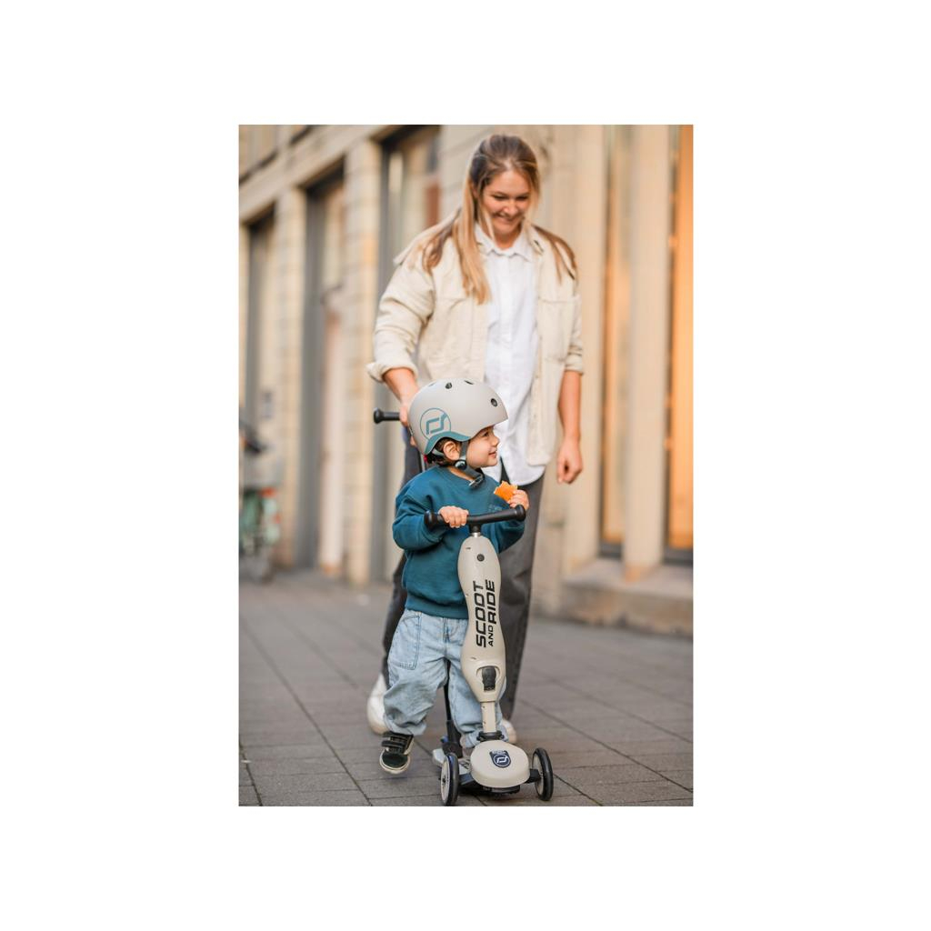 Самокат Scoot&Ride Highwaykick-1 Push and Go світло-сірий (SR-240527-ASH) - зображення 11