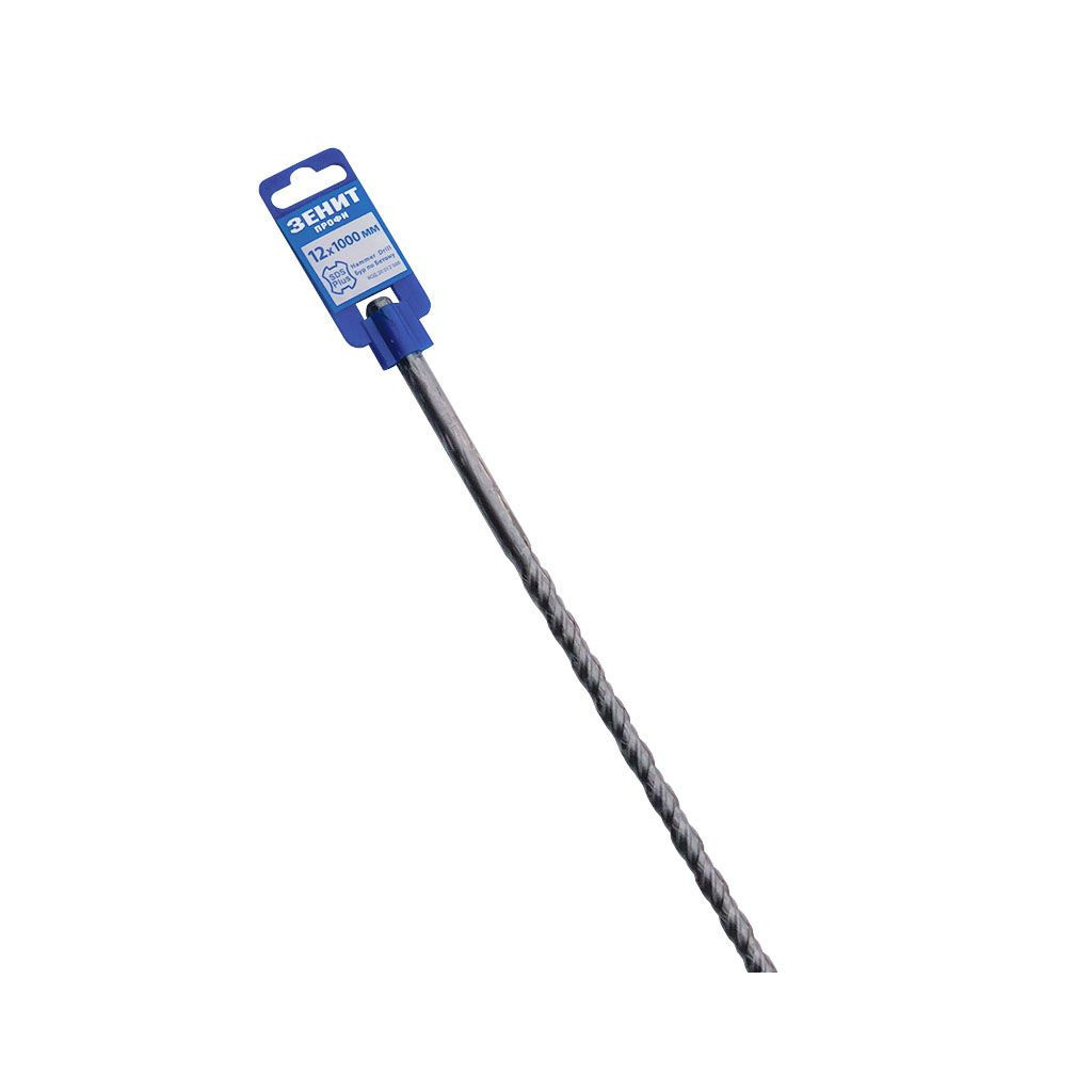 Бур Зеніт "ПРОФІ" SDS-Plus 12х1000 мм, спіраль 4S (20012000) - зображення 3