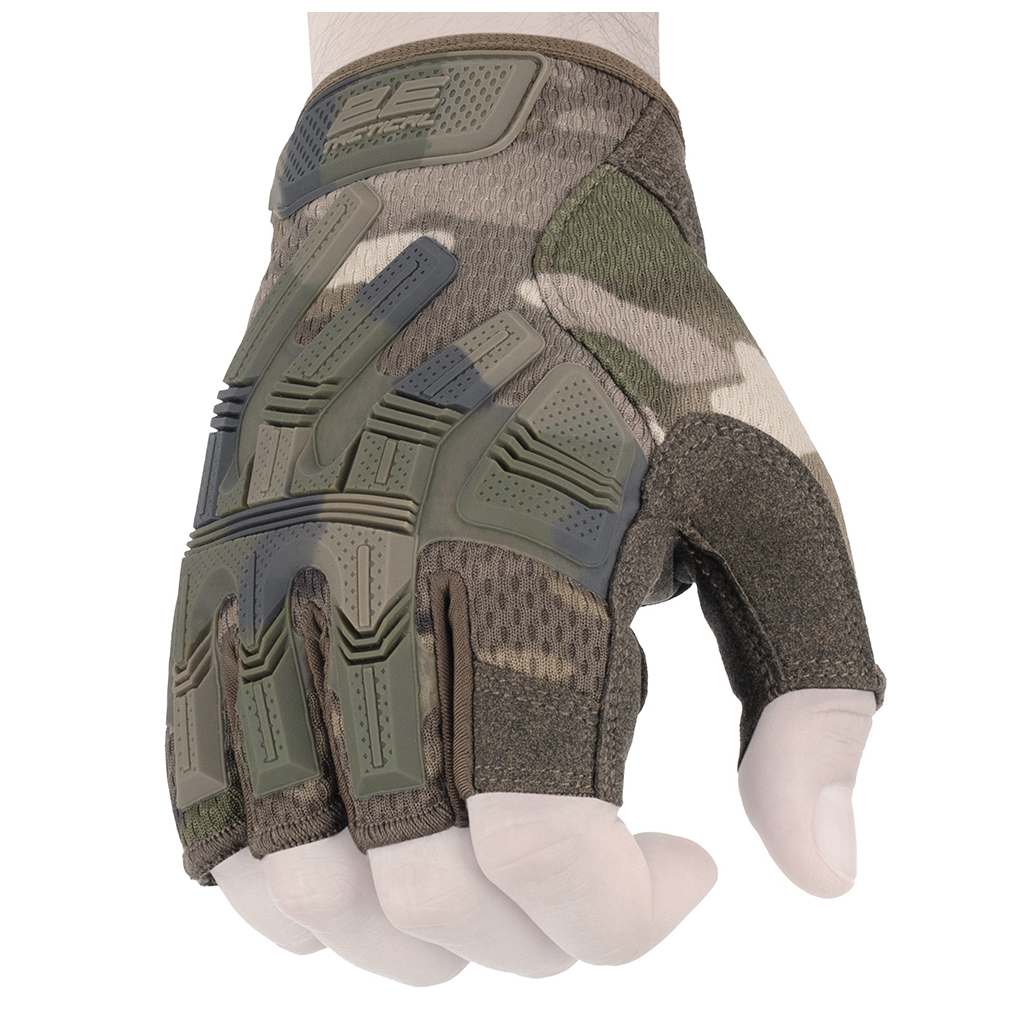 Тактичні рукавички 2E безпалі M камуфляж (2E-TACTGLOSUM-M-MC) - зображення 7