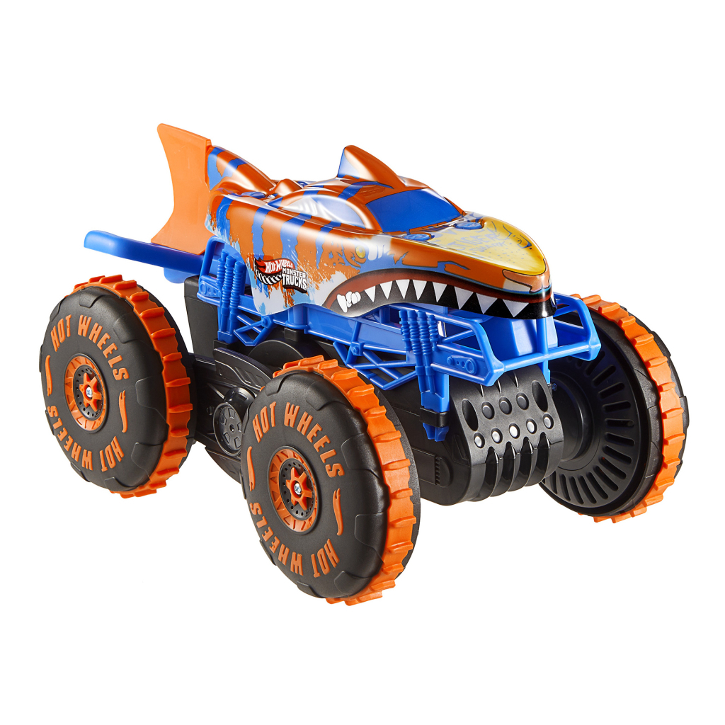 Радіокерована іграшка Hot Wheels Автомодель Monster Trucks Tiger shark climber 1:15 (JFR39) - изображение 4