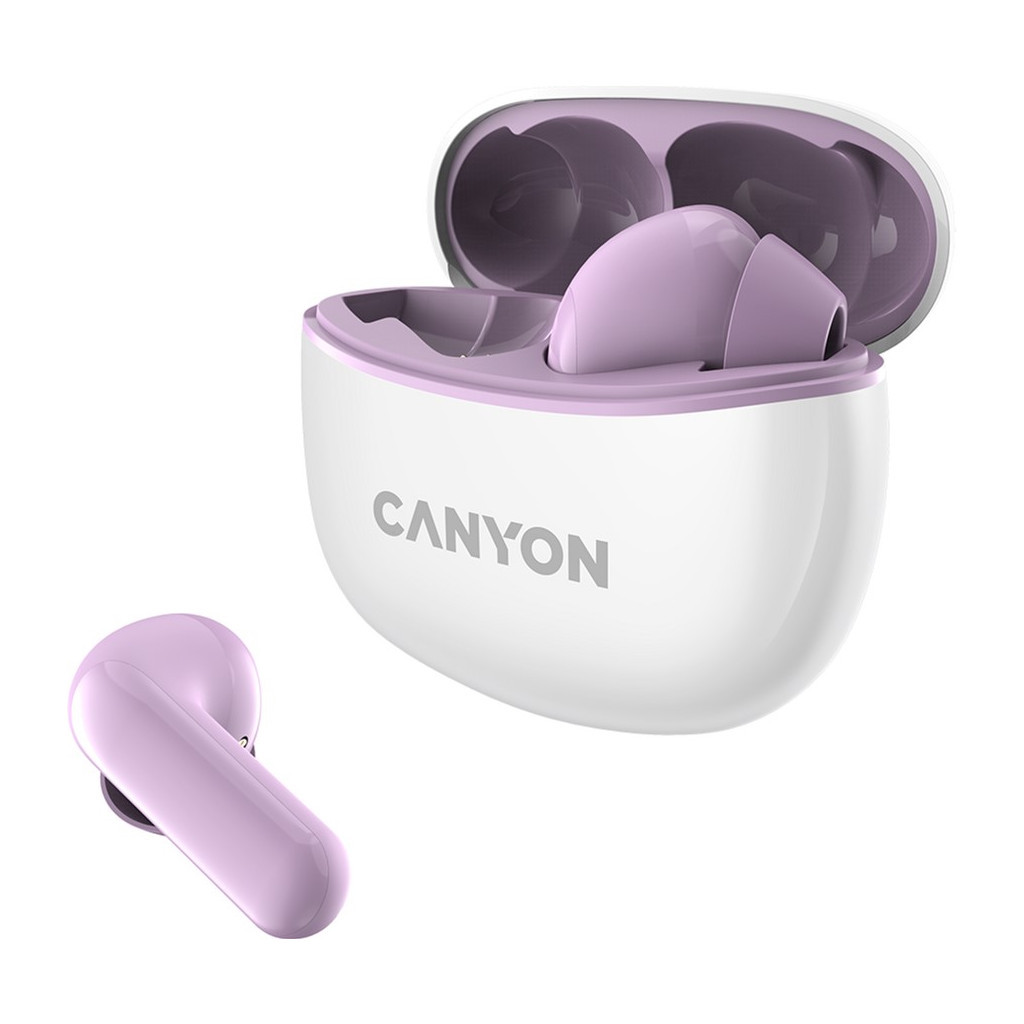Навушники Canyon TWS-5 Purple (CNS-TWS5PU) - зображення 3