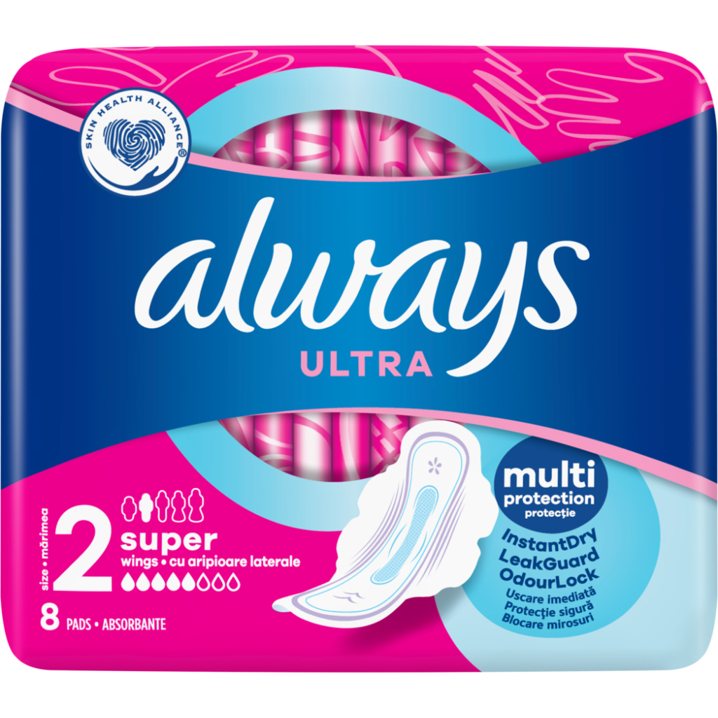 Гігієнічні прокладки Always Ultra Super (Розмір 2) 8 шт. (4015400403845) - зображення 2