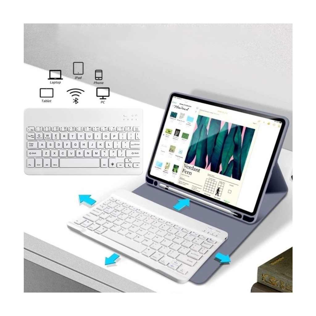 Чохол до планшета BeCover with keyboard Apple iPad Mini 6 2021 Purple (712991) - зображення 4