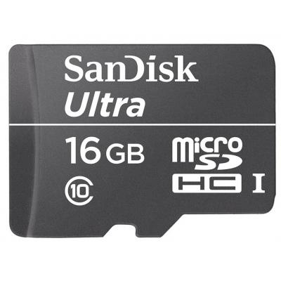 Карта пам'яті SanDisk 16GB microSDHC Class 10 UHS-I (SDSDQL-016G-G35) - зображення 1