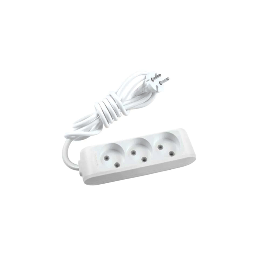 Мережевий подовжувач Panasonic X-tendia 3 розетки, 2м (WLTB02322GR-UA) - зображення 1