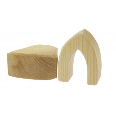 Конструктор Nic дерев'яний маленький натуральний 17 ел. (NIC523284) - зображення 4